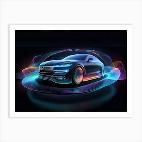 Futuristic Car Art Print