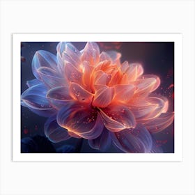 Flower Wallpaper Art Print