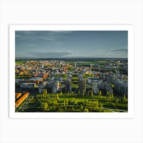 Print of City skyline, Milan, Italy, Europe. Art Print