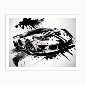 Of A Sports Car 2 Art Print