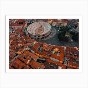 Arena Di Verona in Italy Wall Art Picture Print Art Print