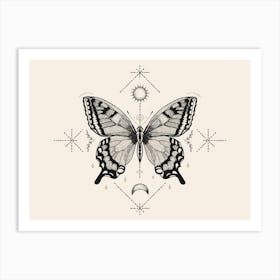 Butterfly Tattoo Art Print