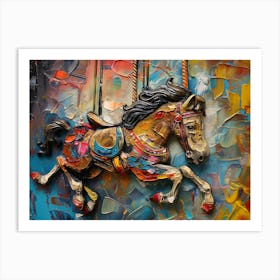 Carousel Horse 1 Art Print