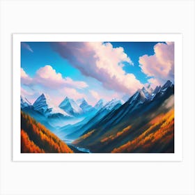 Mountain Landscape 39 Art Print