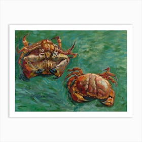 Vincent Van Gogh, Two Crabs, 1889. Art Print