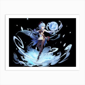 Ganyu Genshin Impact Art Print