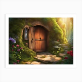 Fairy House In The Forest Art Print