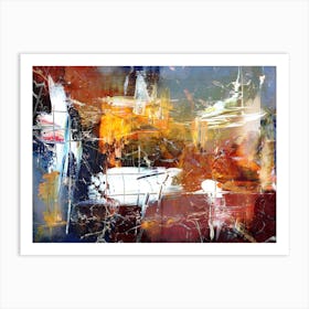 Painting Abstract Illustration Energy Power In Modern Style 04 Art Print