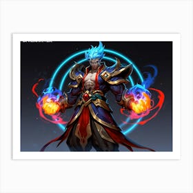 Character From The Game Daybreaker Art Print