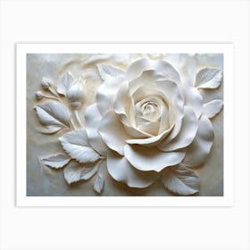 White Rose Art Print