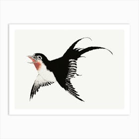 Hokusai Swallow Art Print