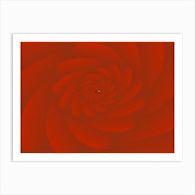 3 D Image Abstract Rose Flower Background Art Print