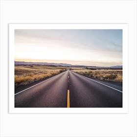 Two Lane Road Art Print