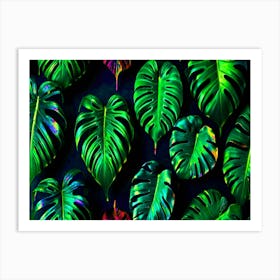 Tropical Leaves Art Print