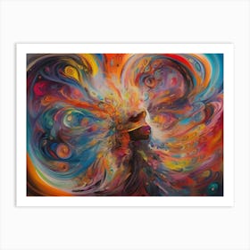 Abstract Of A Woman Art Print