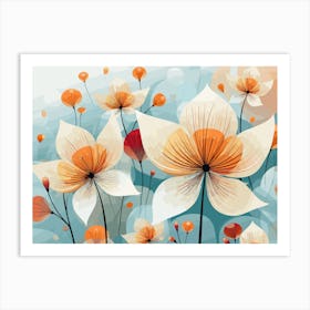 Flower Painting 2 Art Print