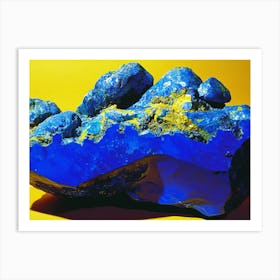 Blue Stone Art Print