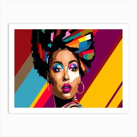 Afro-American Woman Art Print