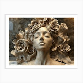 Rose Bust Art Print