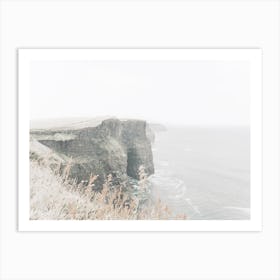 Coastal Cliff View Art Print