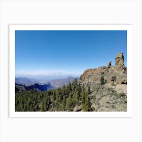 Teide view from Cran Canaria Art Print