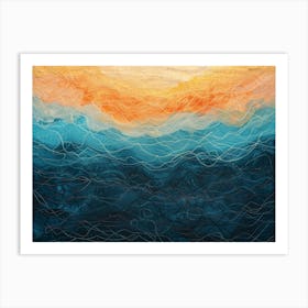 Sunset In The Sky 5 Art Print