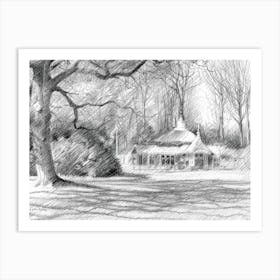 Tea Pavilion 'De Horsten' - 16-04-14 Art Print