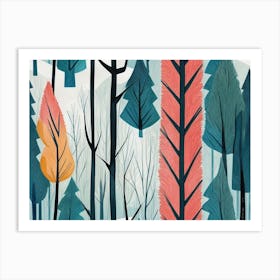 Winter Forest Art Print