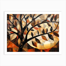 Abstract Tree 3 Art Print