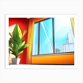 Room With A Window Art Print