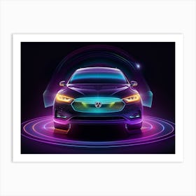 Futuristic Car 1 Art Print