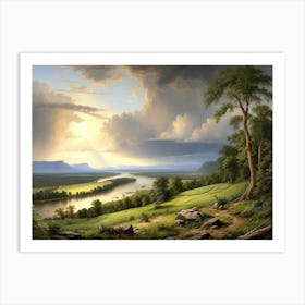 The Oxbow Art Print