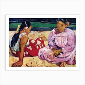 Tahitian Women On The Beach (1891), Paul Gauguin Art Print