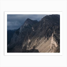 Rocky Mountain Range At Sunrise Art Print