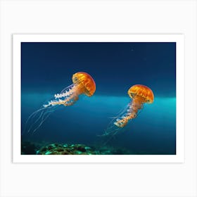 Jellyfishes 6 Art Print