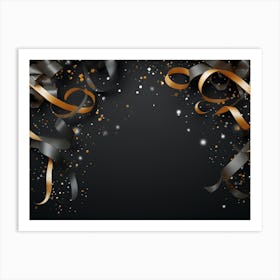 New Year Background Art Print