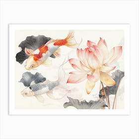 Koi Pond Poster