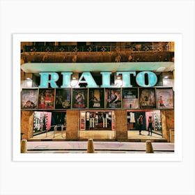 Le Rialto, Nice, France. Art Print