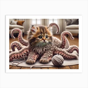 Octokitten Art Print