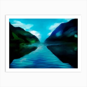 Reflections In The Water Art Print