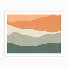 Mountains In The Distance Art Print