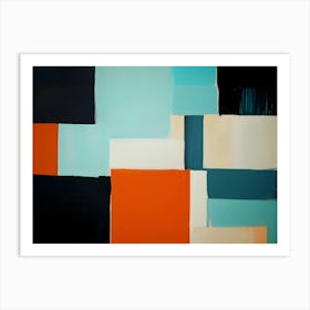 Abstract Squares 1 Art Print