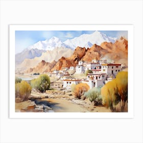 Gompa 3 Art Print