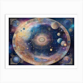 Planetary Wheel Art Print