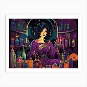 The witch's office Art Print