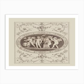 Cherubs And Angels Art Print