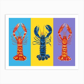 Lobster Love Pop Art Art Print