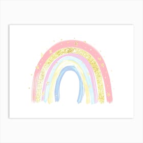 Rainbow Kids and Nursery Art Print