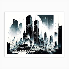 Cityscape 24 Art Print