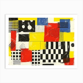 The Geometry of Jazz Art Print